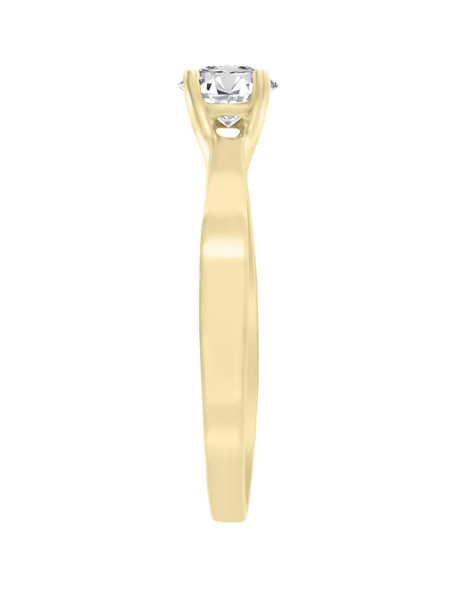 Solitario 14 k Carla diamante 2