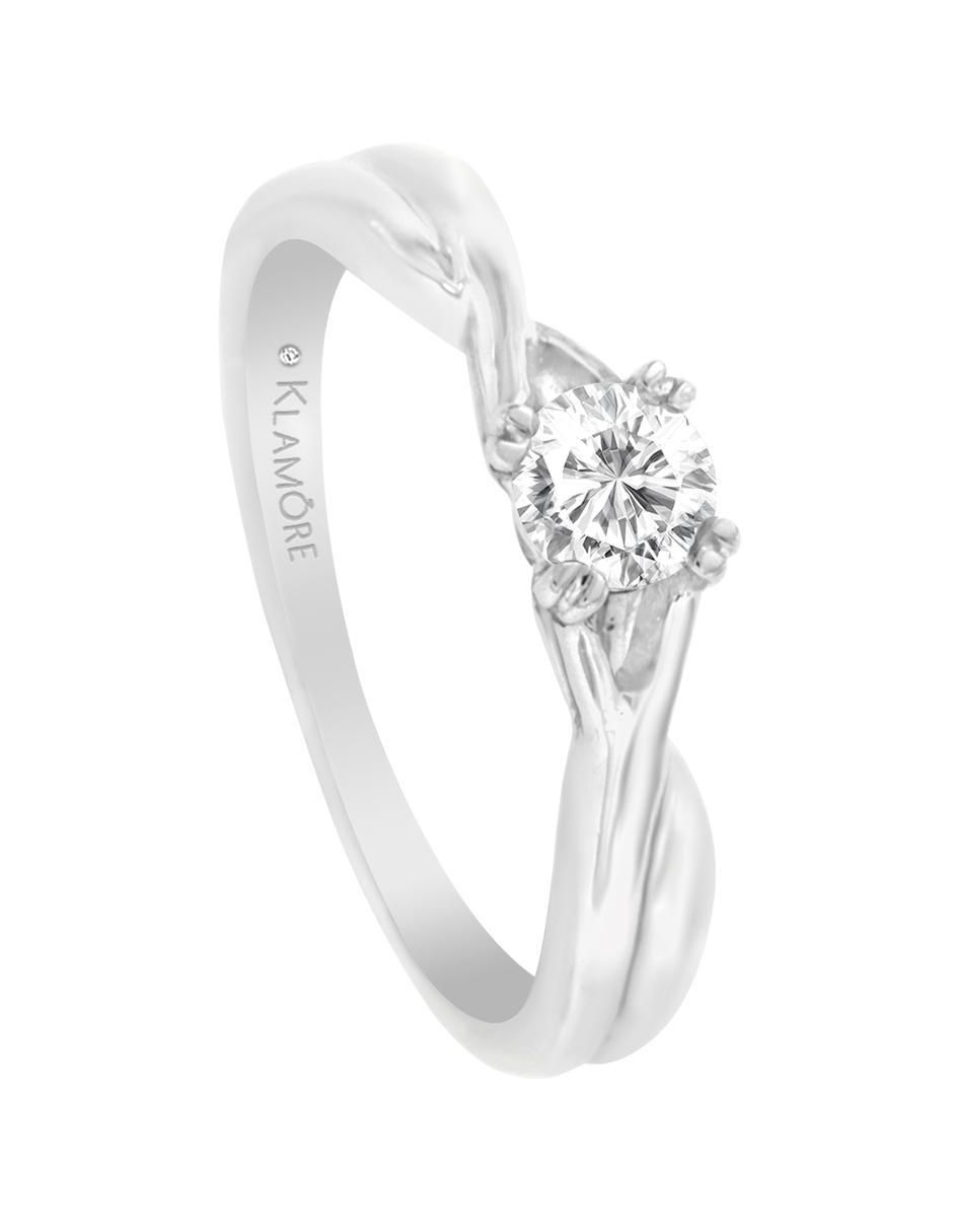 Solitario 14 k Marcela diamante 3