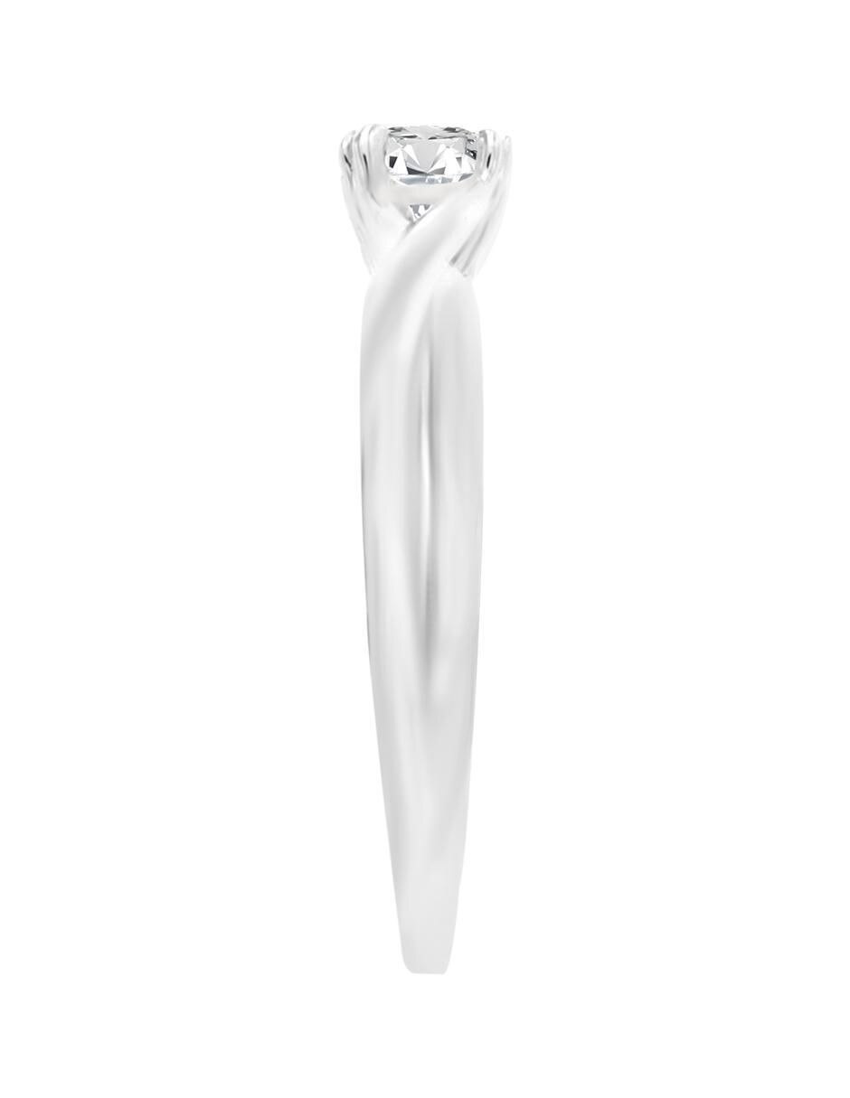 Solitario 14 k Marcela diamante 4