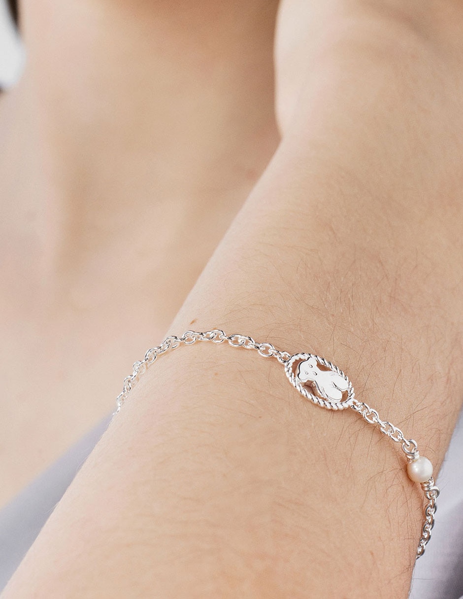 Pulsera Tous de plata P 925 Camee con acabado liso