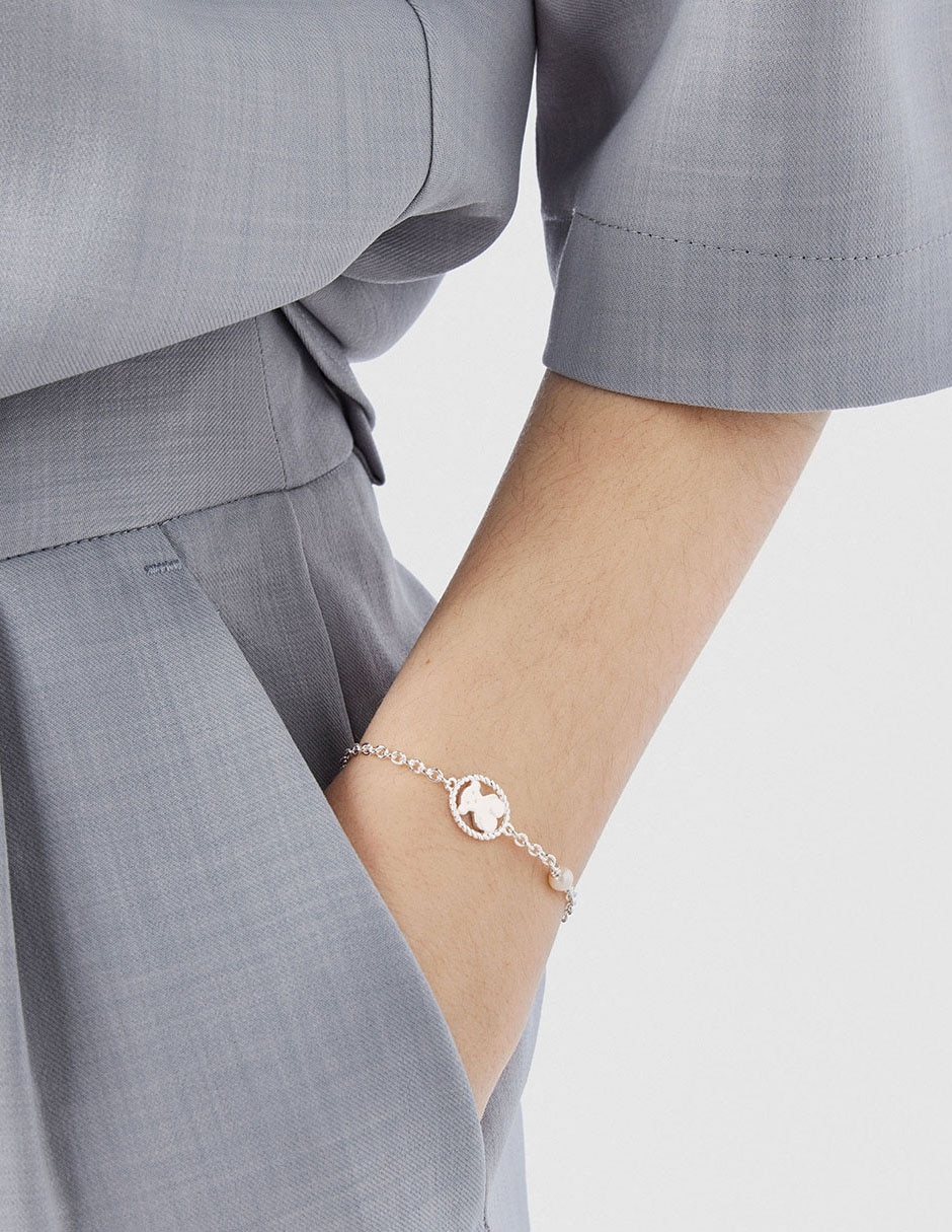 Pulsera de plata P 925 Camee con acabado liso