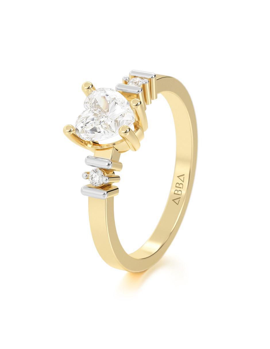 Anillo de compromiso 14 k 6