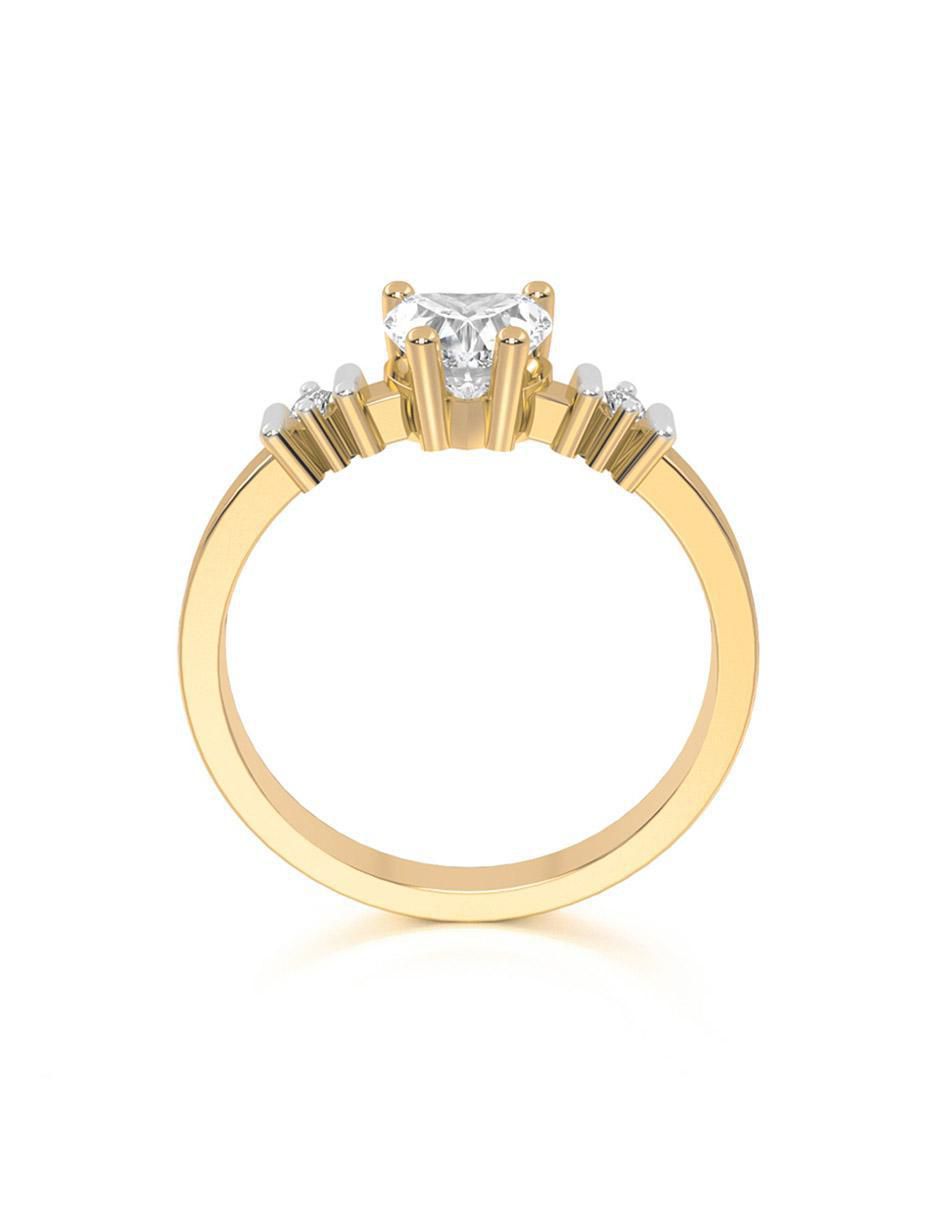 Anillo de compromiso 14 k 5