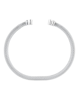 Esclava de plata P 925 Icon Mesh con acabado pulido