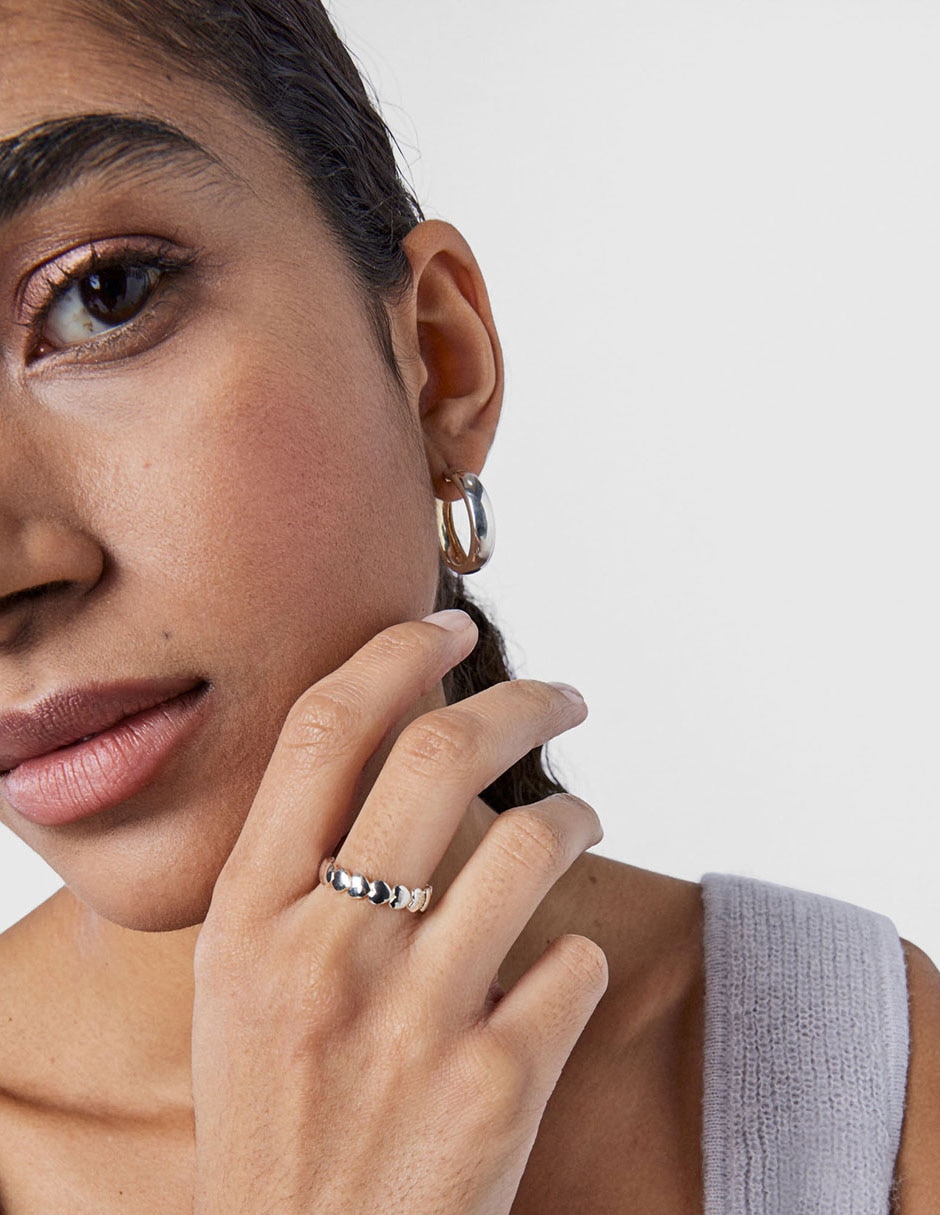 Anillo Tous Mini Icons de plata brillante