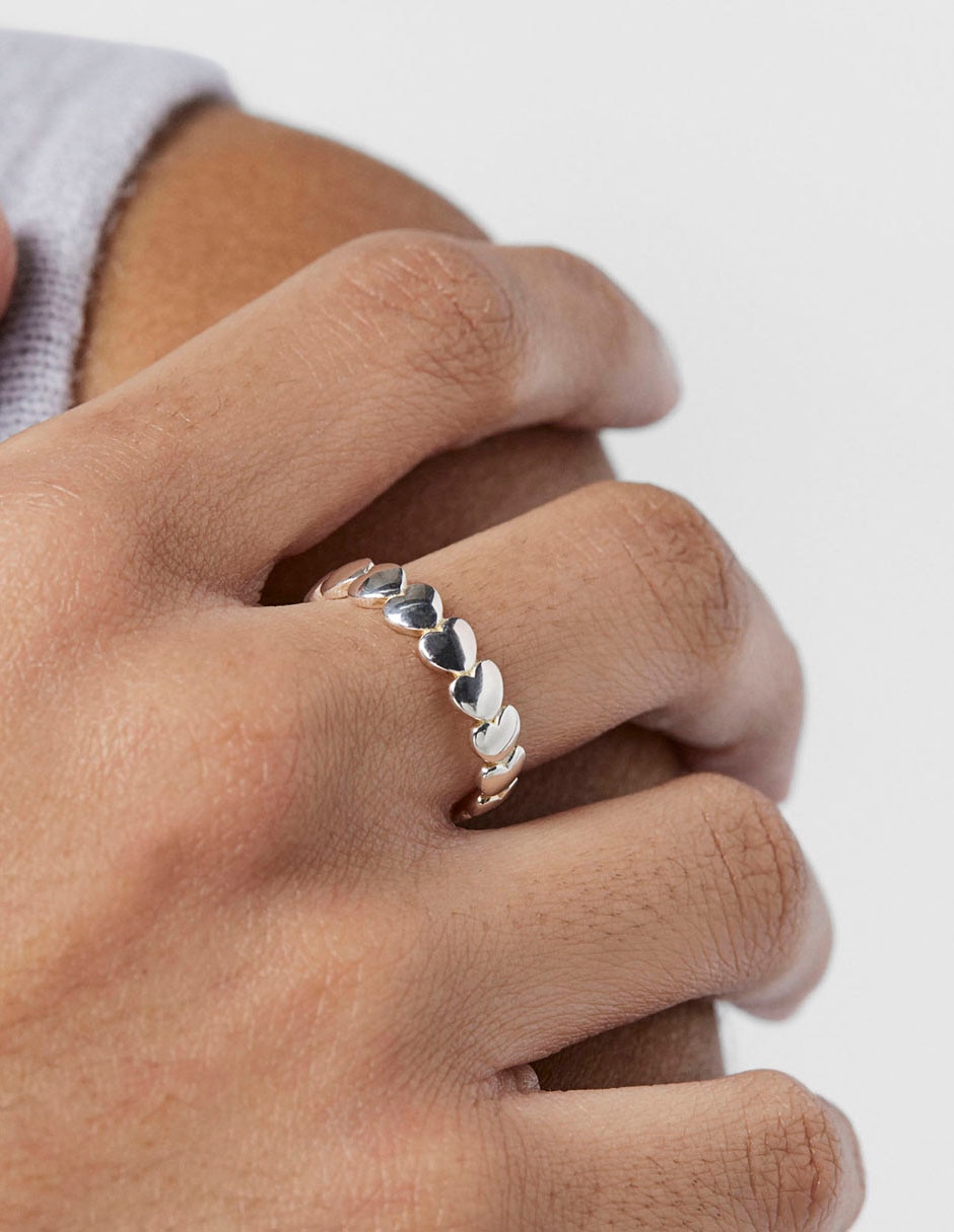 Anillo Tous Mini Icons de plata brillante