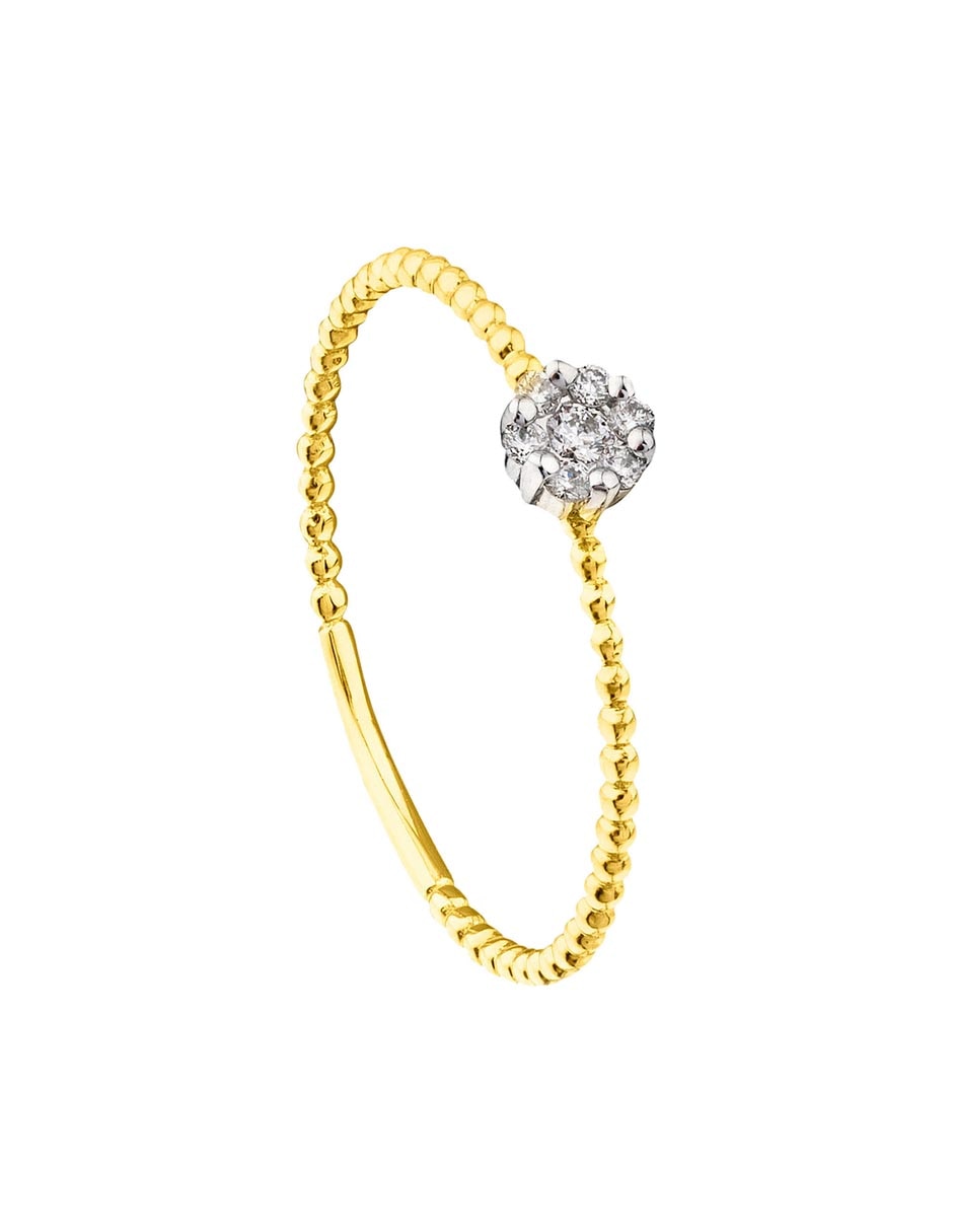 Anillo Les Classiques de oro diamante brillante 2