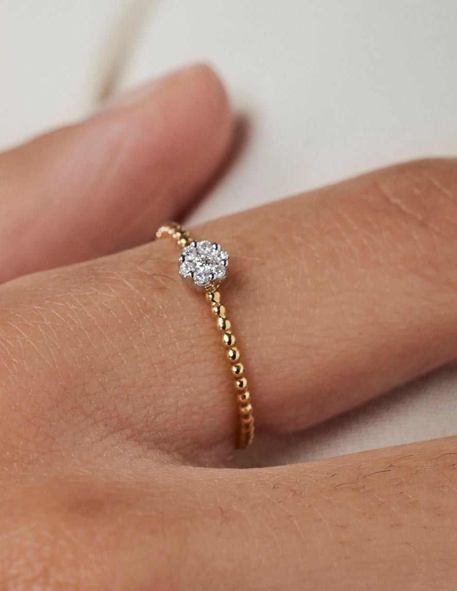 Anillo Les Classiques de oro diamante brillante 6