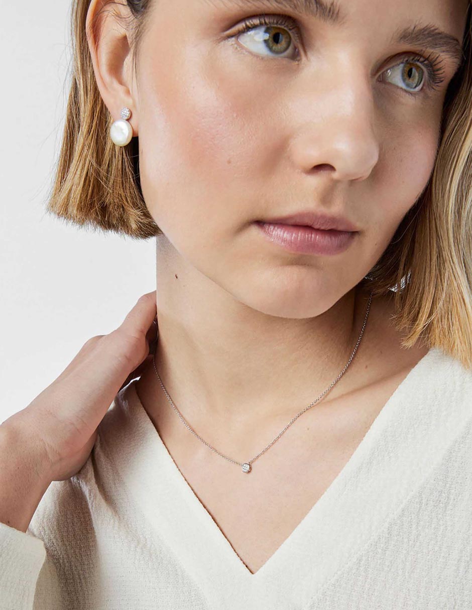 Collar Tous Alecia de oro blanco 18 K