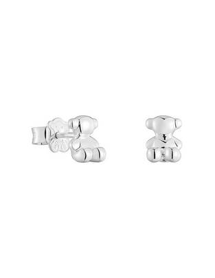 Broqueles de oso Tous Bold Bear de plata P 925 con acabado brillante