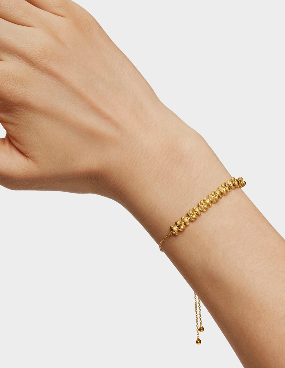 Pulsera Tous de plata P 925 Bold Bear con acabado liso