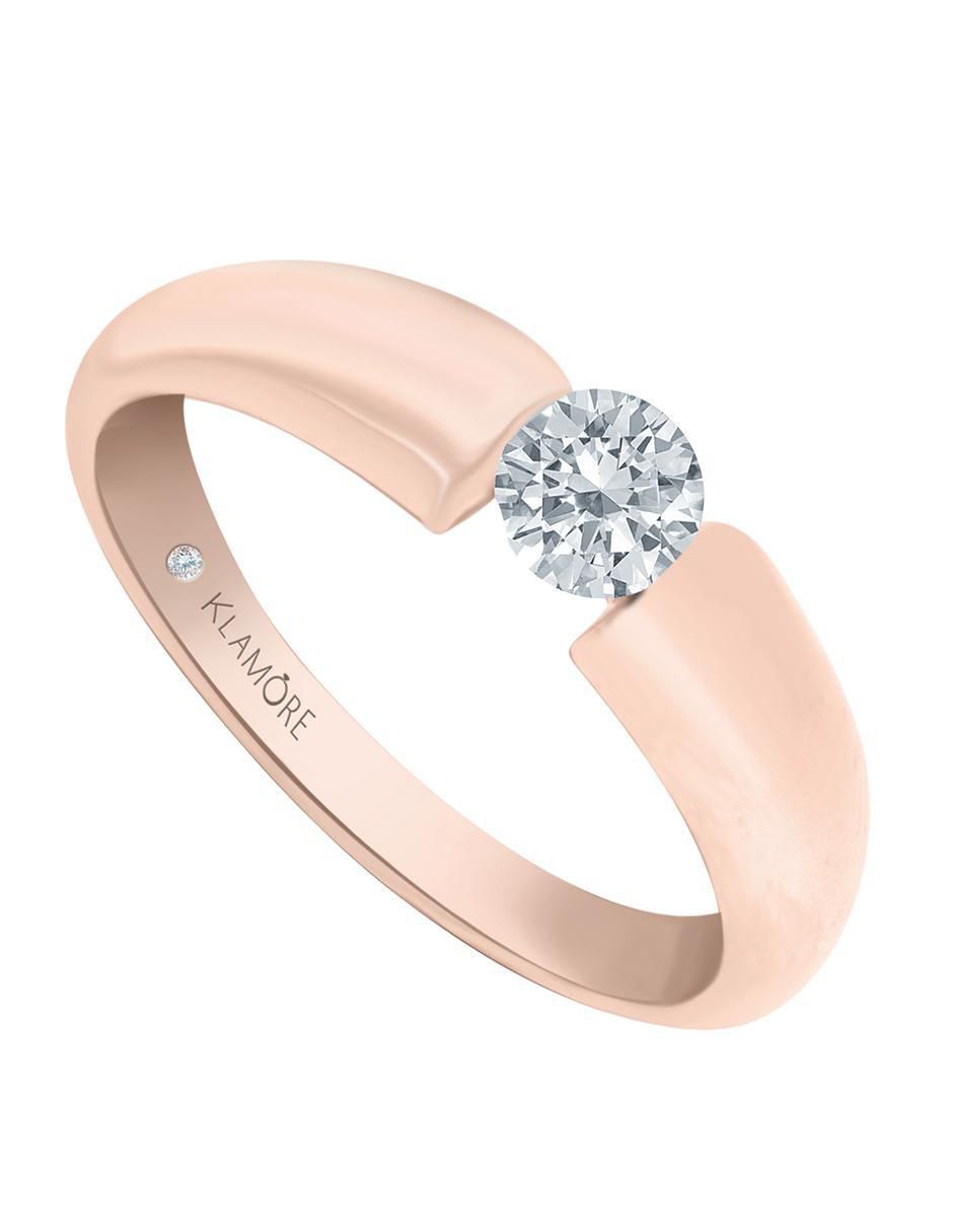 Solitario 14 k Ale diamante 3