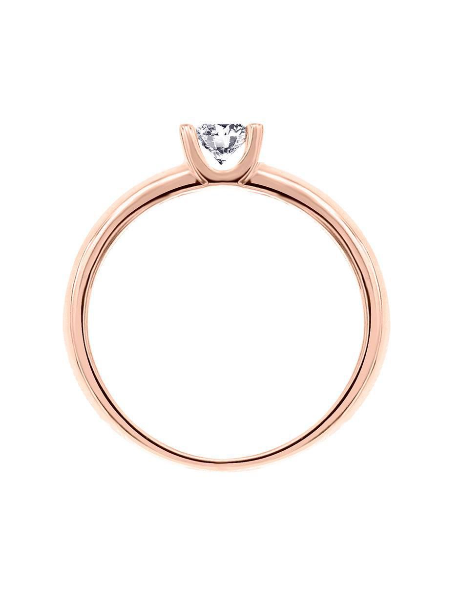 Solitario 14 k Purezza diamante 2
