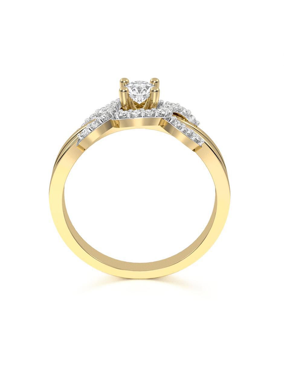 Anillo de compromiso 10 k 5