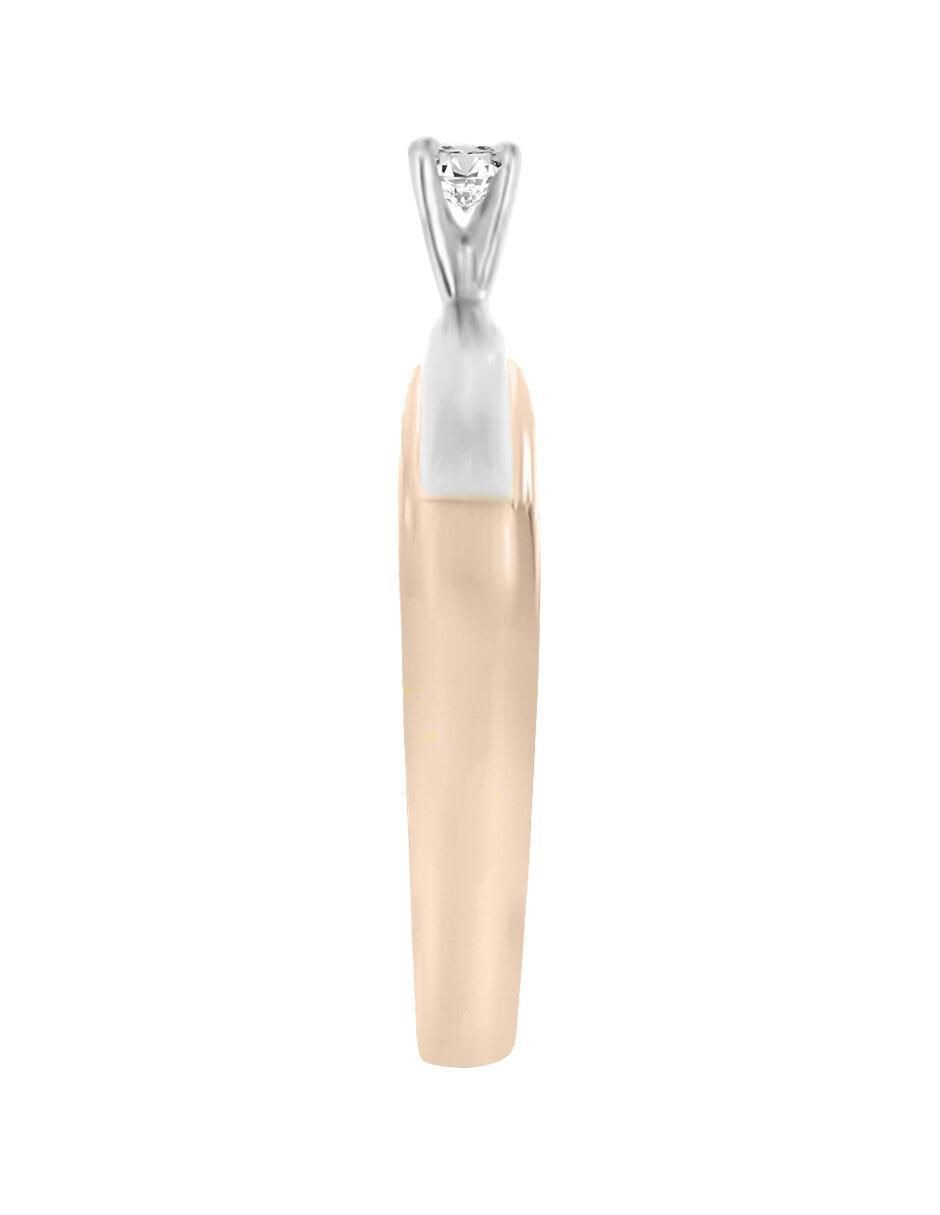 Solitario 14 k Kira diamante 4