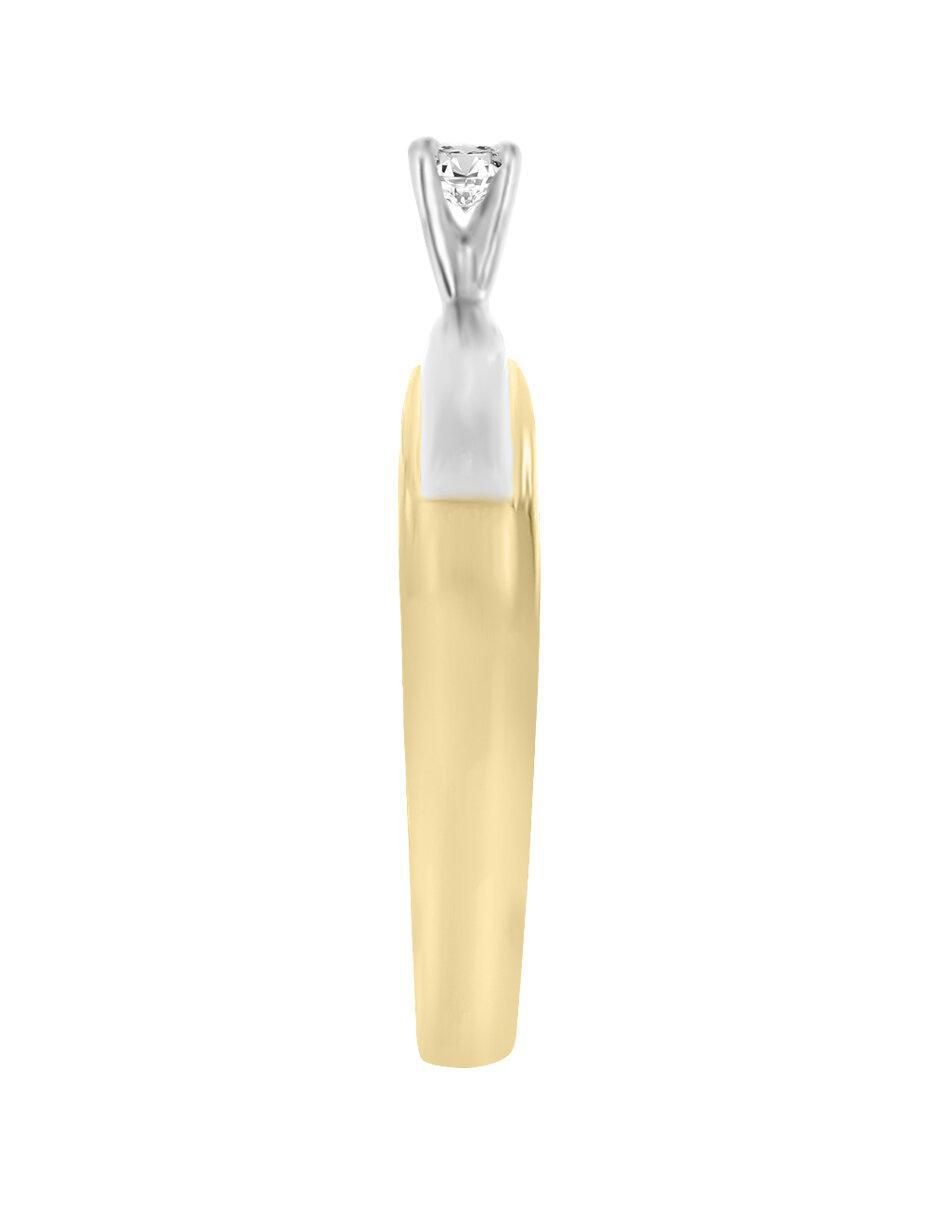 Solitario 14 k Kira diamante 2