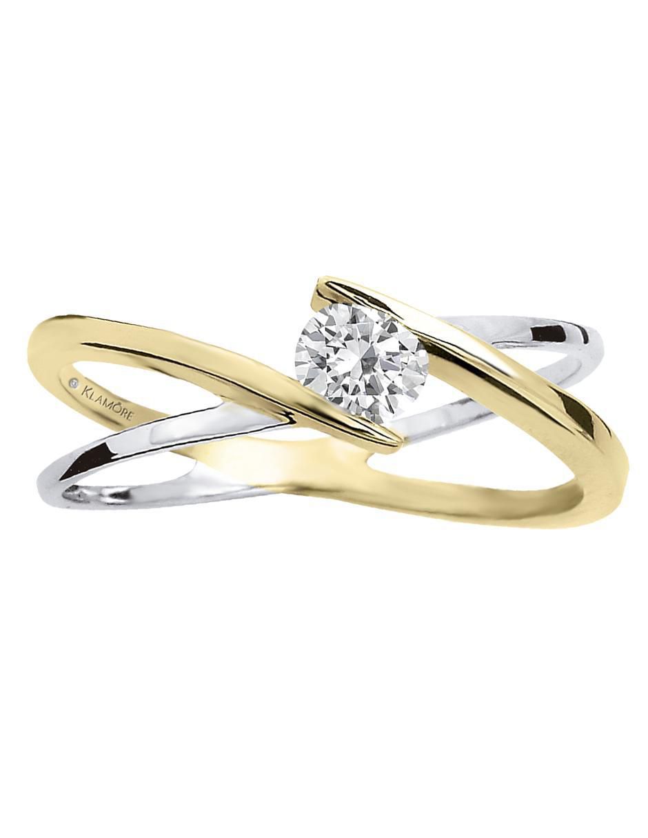Solitario 14 k Rosen diamante Solitario 14 k Rosen diamante
