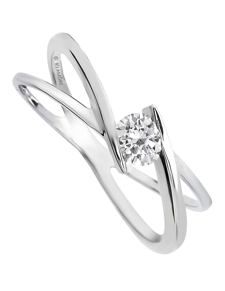Solitario 14 k Rosen diamante 3