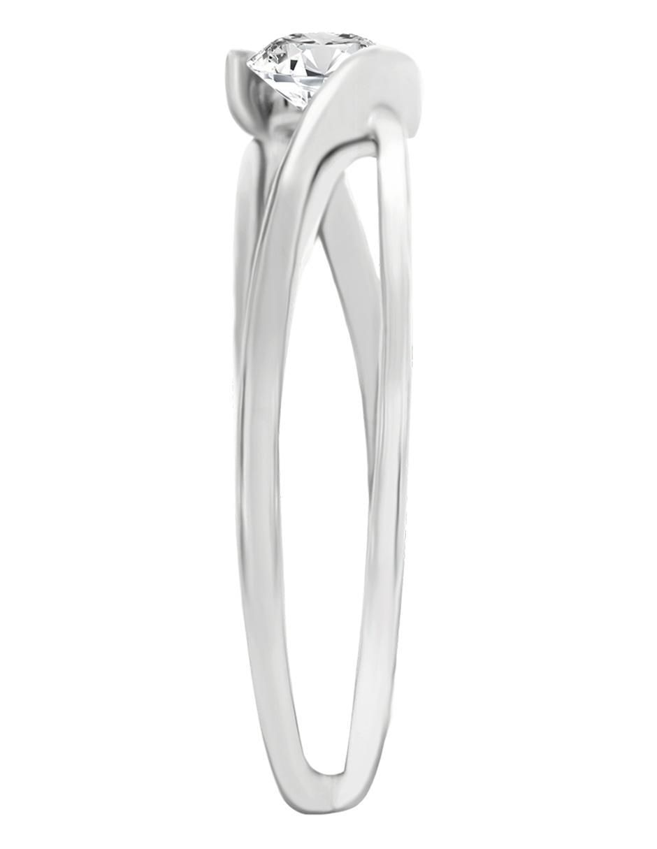 Solitario 14 k Rosen diamante 4