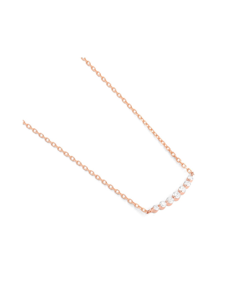 Colgante Facet Barcelona Smart de oro rosa 14 K