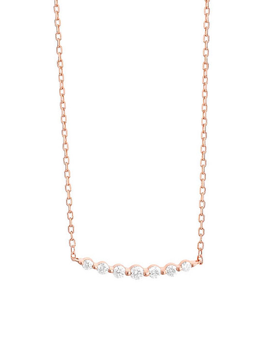 Colgante Facet Barcelona Smart de oro rosa 14 K