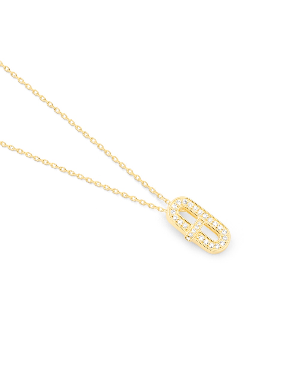 Colgante y dije Facet Barcelona Smart de oro amarillo 14 K