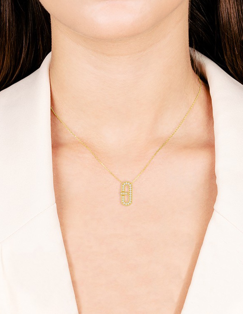 Colgante y dije Smart de oro amarillo 14 K