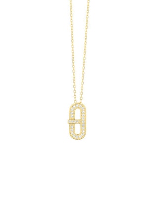 Colgante y dije Facet Barcelona Smart de oro amarillo 14 K