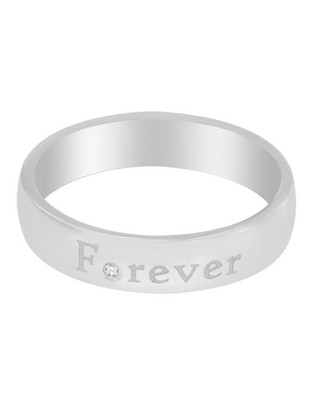 Anillo redondo Forever 14 k de oro diamante brillante