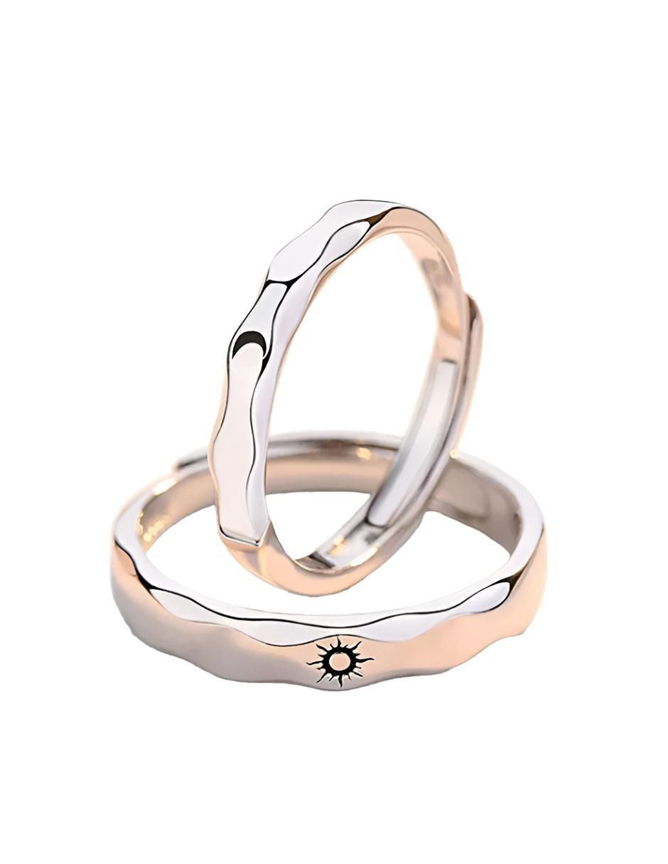 Anillo redondo P 925 de plata brillante 4