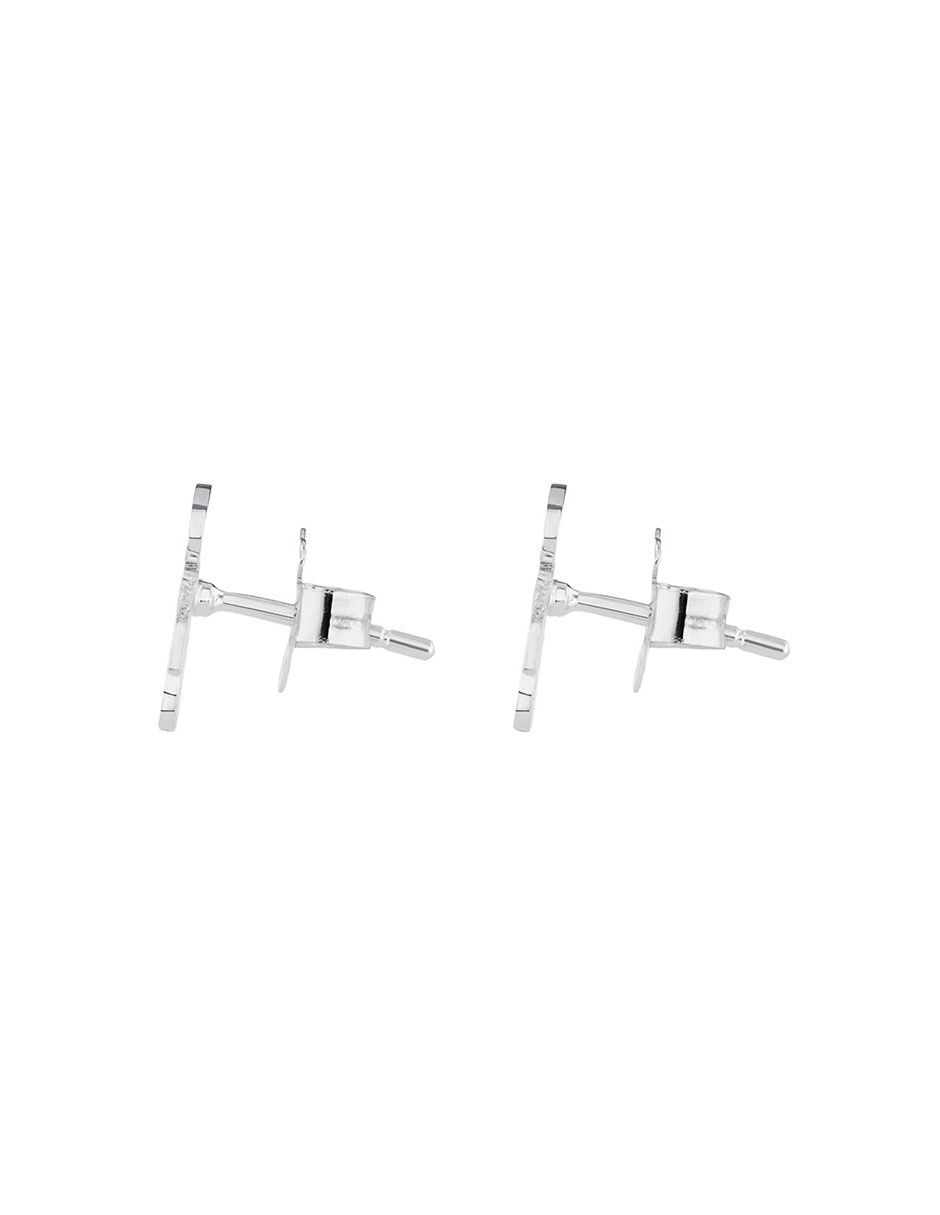 Aretes de oso Bear de plata P 925 con acabado brillante 2