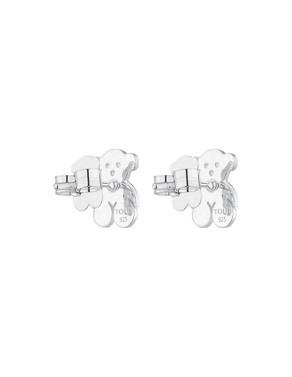 Aretes de oso Bear de plata P 925 con acabado brillante 3