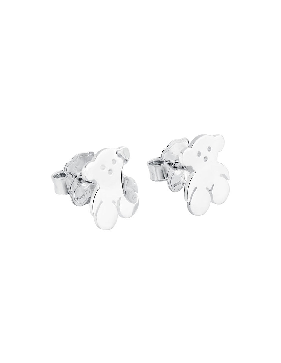 Aretes de oso Bear de plata P 925 con acabado brillante 4