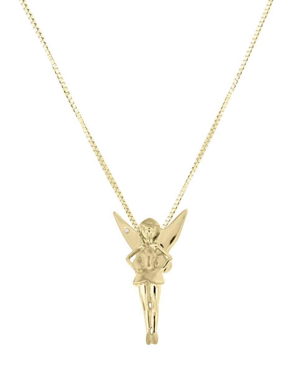 Colgante Y Dije de hada helanie de oro 14 K Colgante Y Dije de hada helanie de oro 14 K