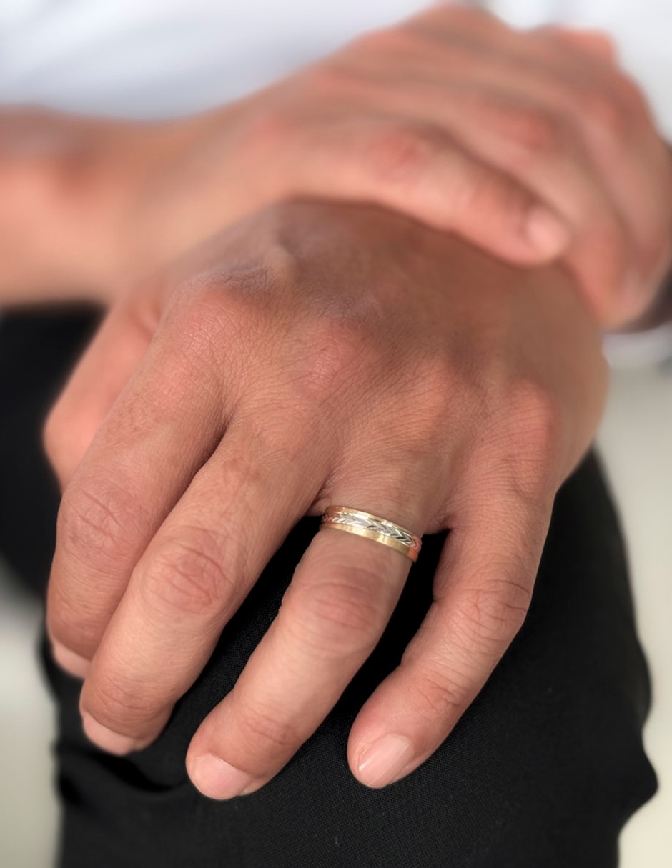 Argolla de oro amarillo 14 K Argo Joyeros
