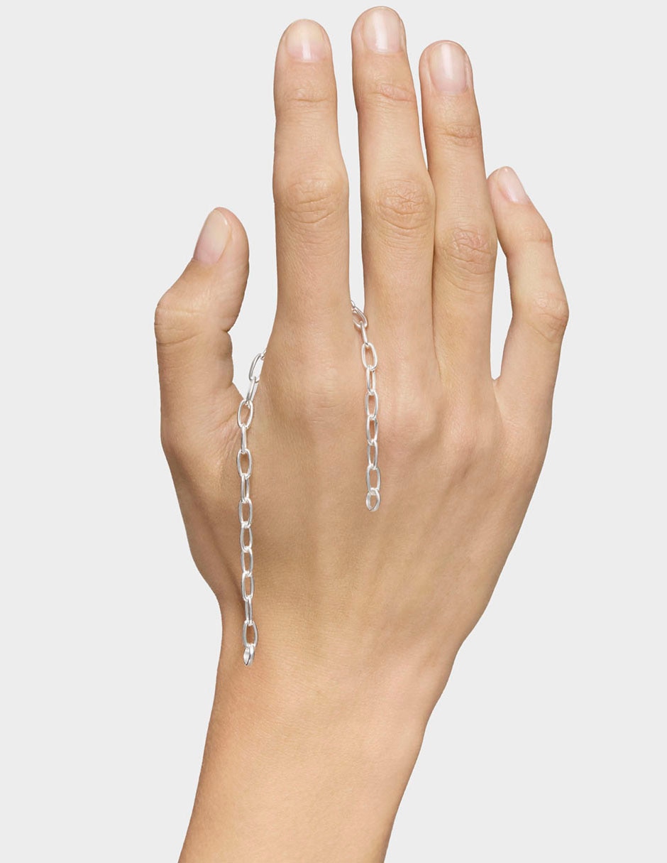 Pulsera Tous de plata P 925 Hold Oval con acabado liso
