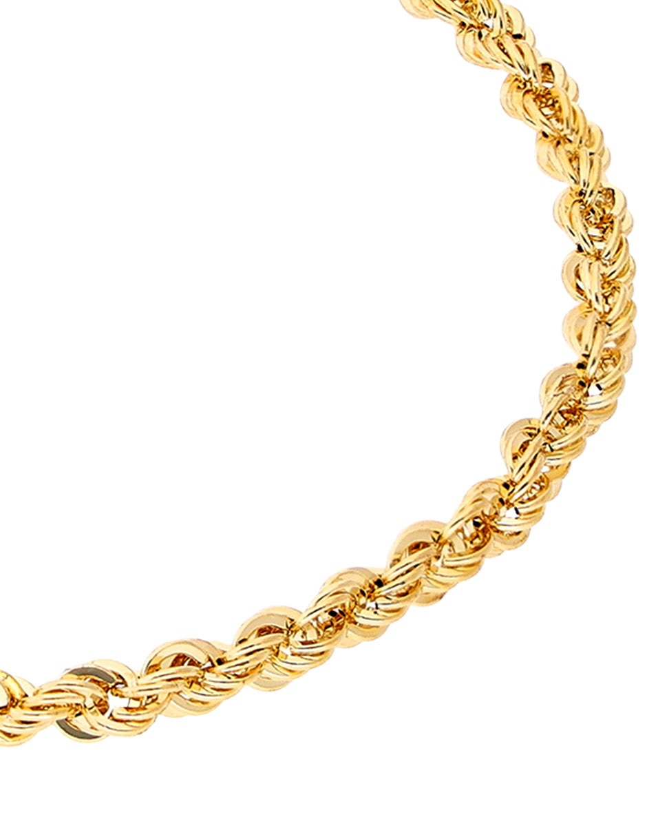 Brazalete de oro 14 K acabado brillante 2