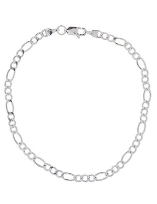 Pulsera de oro blanco 14 K Pulsera de oro blanco 14 K