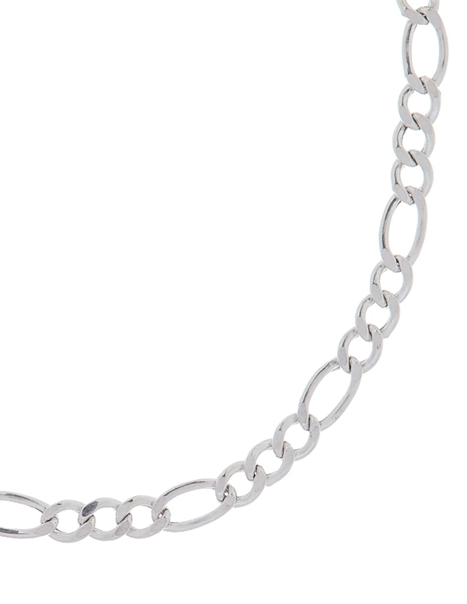 Pulsera de oro blanco 14 K 3