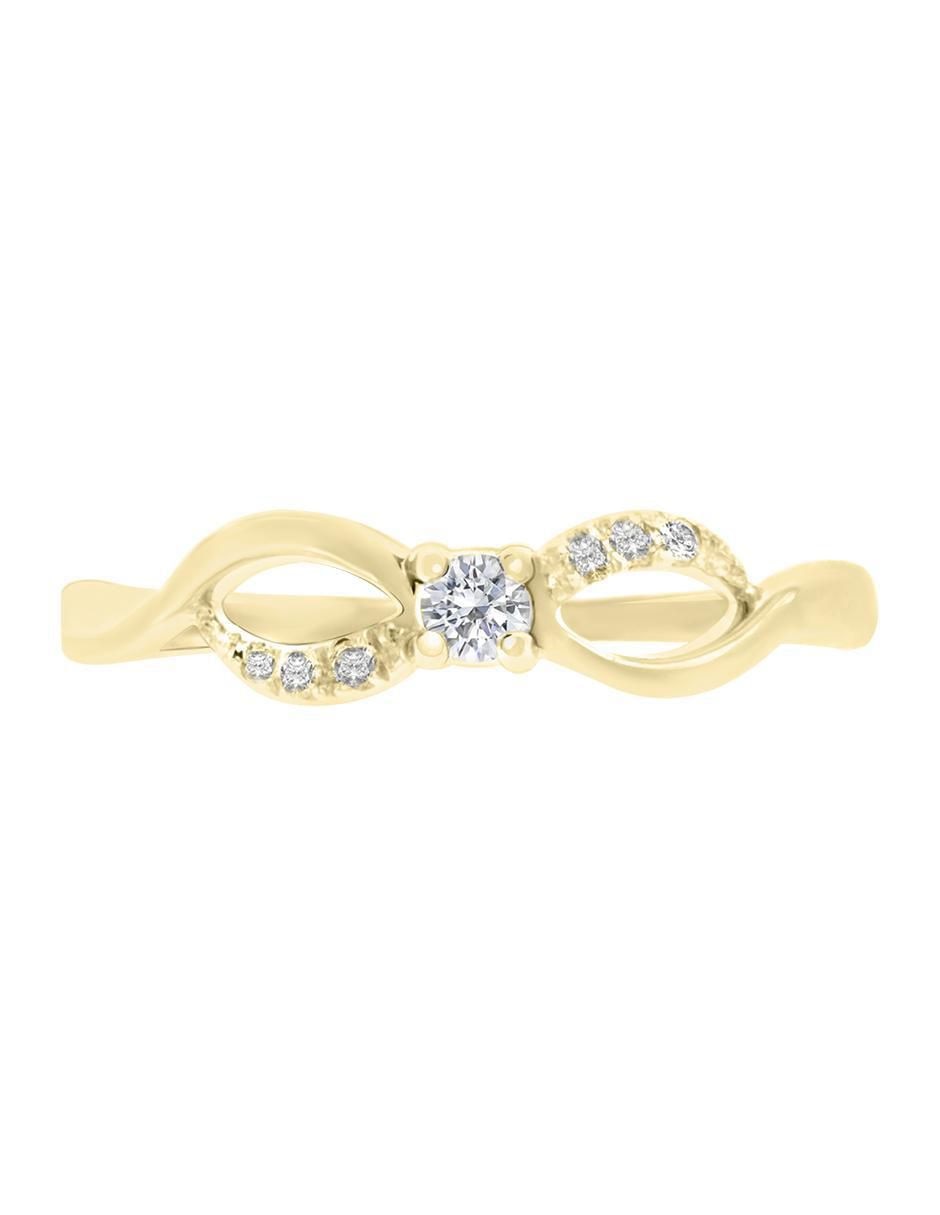 Solitario 14 k Brenda diamante Solitario 14 k Brenda diamante