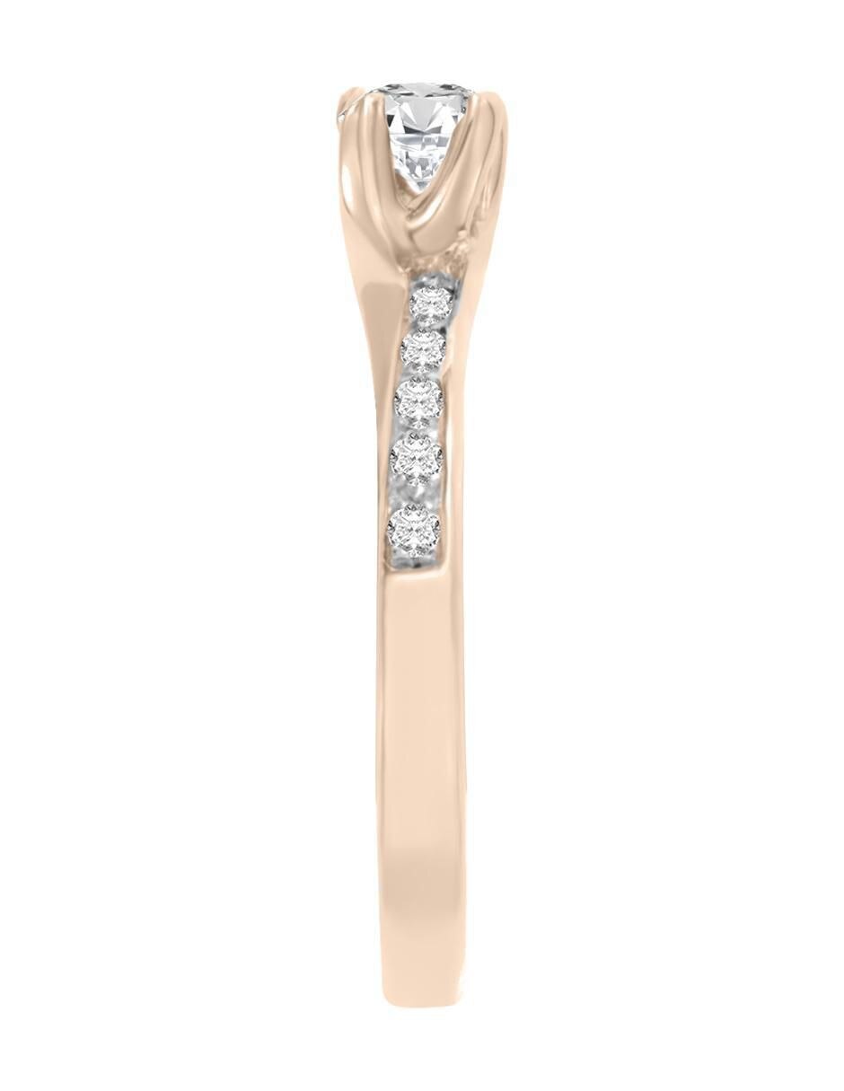 Solitario 14 k Kareen diamante 4
