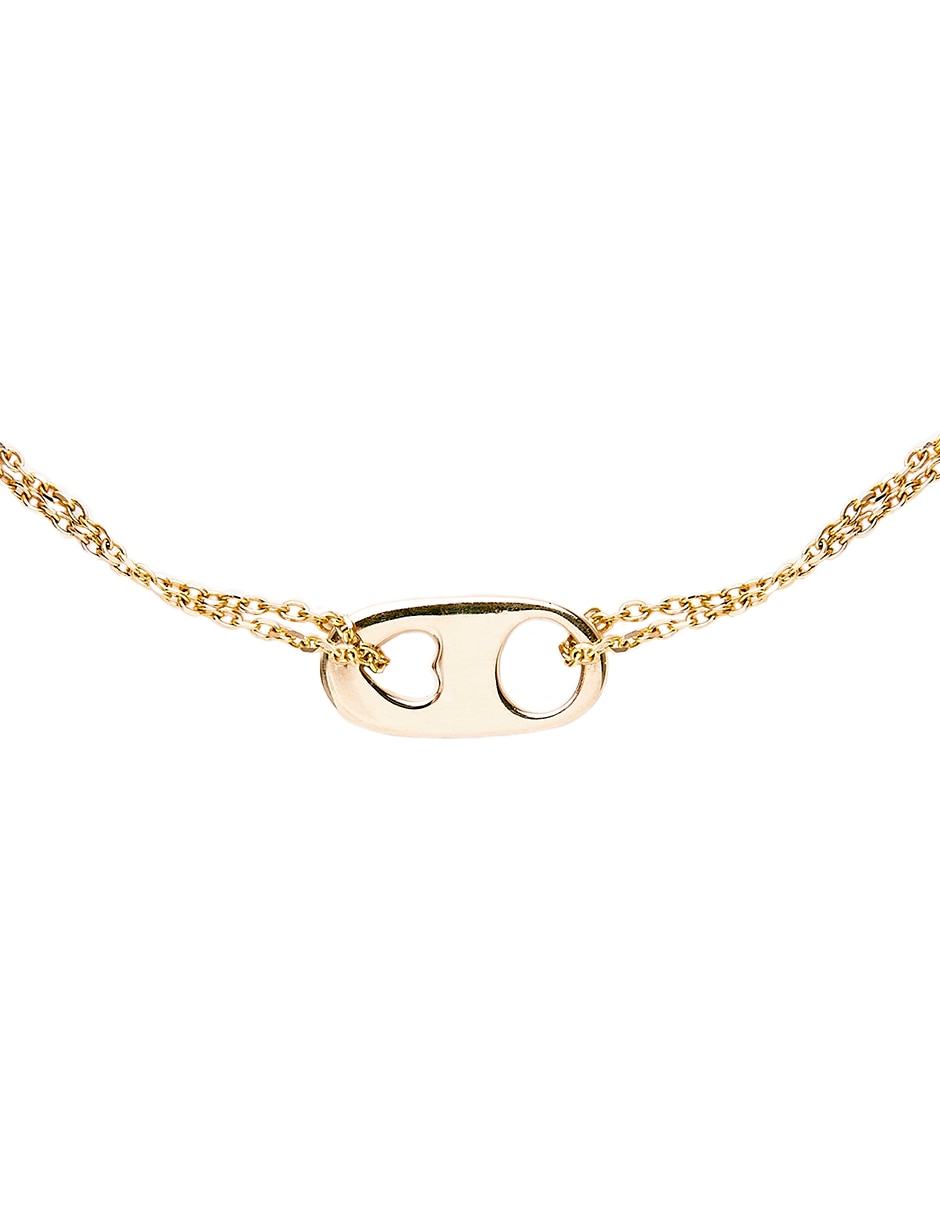 Pulsera de oro 14 k Arene Bracelet con acabado pulido