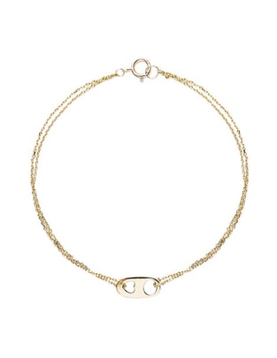 Pulsera Ingrata Fortuna de oro 14 k Arene Bracelet con acabado pulido