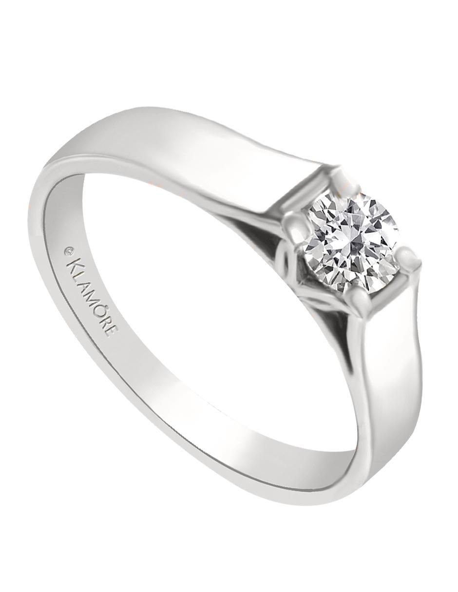 Solitario 14 k Capell diamante 3