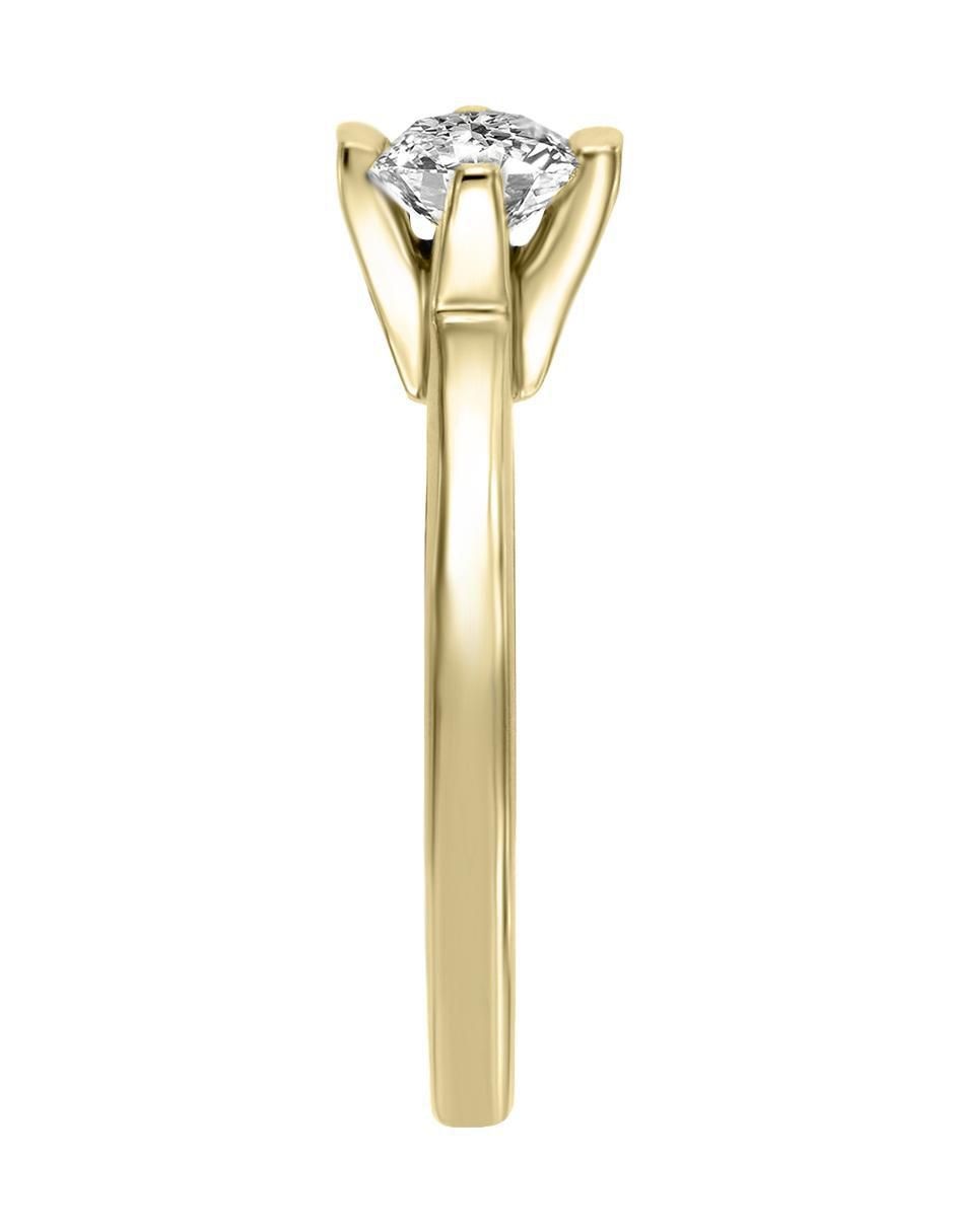 Solitario 14 k Enmir diamante 2