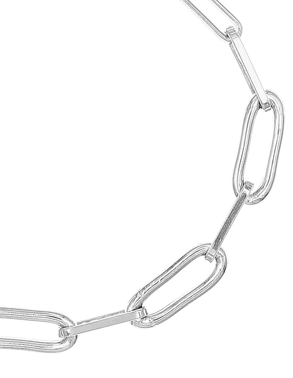 Pulsera de plata P 925 acabado liso 2