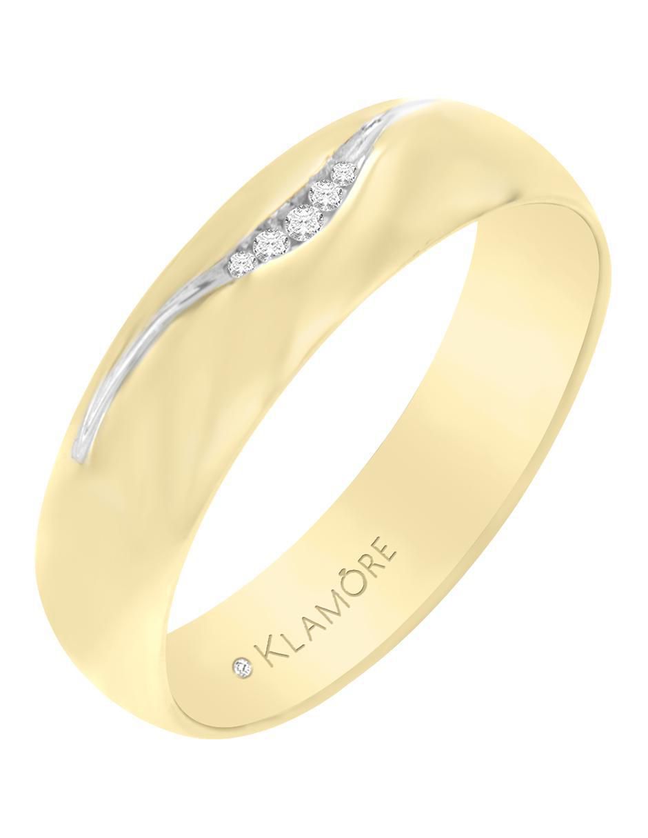 Argolla 14 k Ara diamante 4