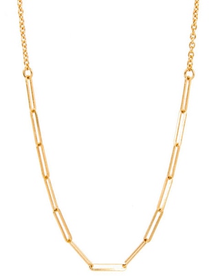 Collar de eslabones Lusso de oro 14 K