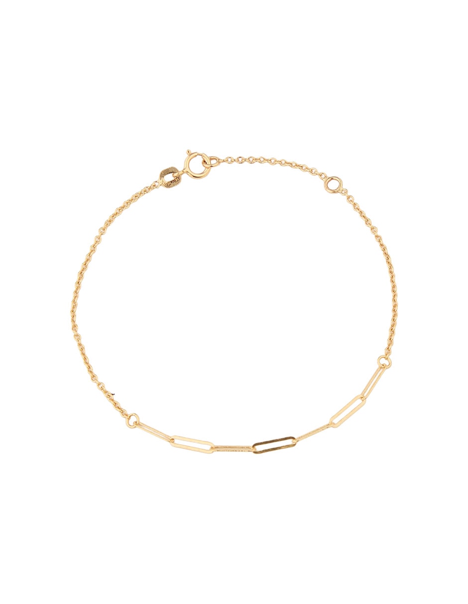Pulsera lusso de oro 14 k bracelet con acabado chapa de oro