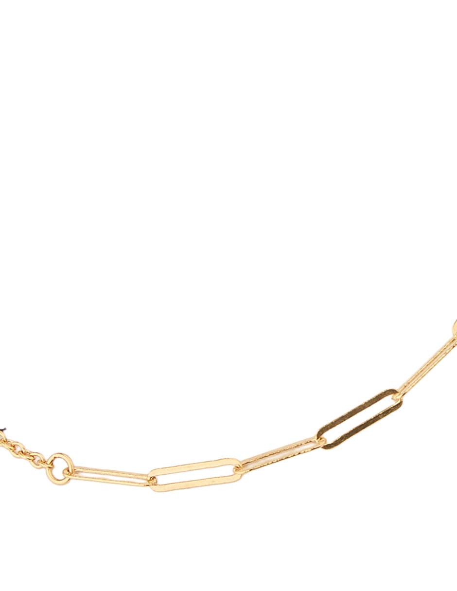 Pulsera de oro 14 k bracelet con acabado chapa de oro